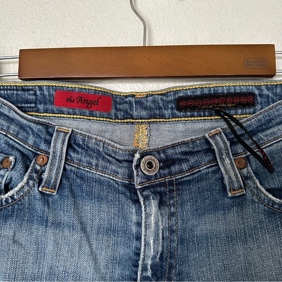 AG Adriano Goldschmied Womens The Angel Boot Cut Jeans 27 R Blue Stretch Denim - Picture 4 of 5